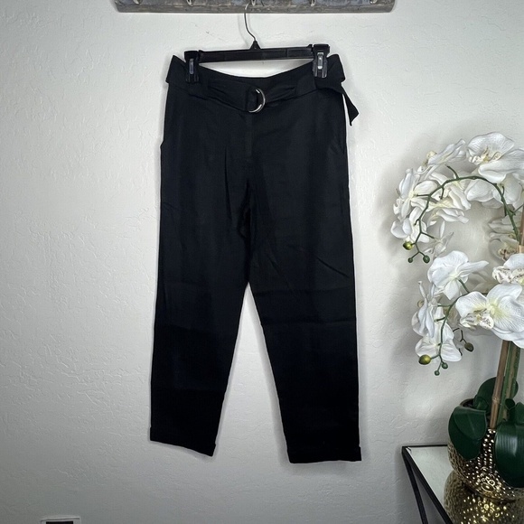 bailey 44 women’s belted pants in black - Picture 1 of 7
